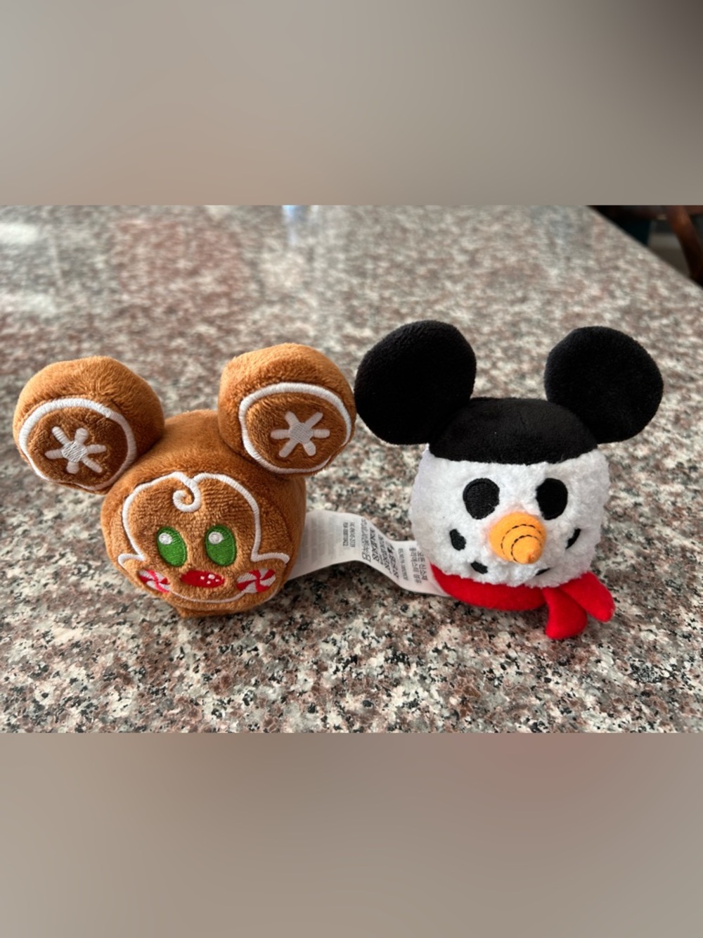 Gingerbread Mickey and Mickey Snowman Headband Ears